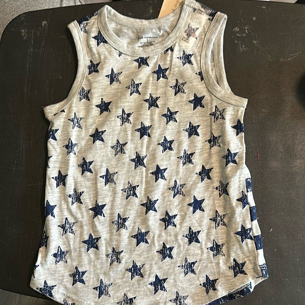 First impressions sleeveless shirt